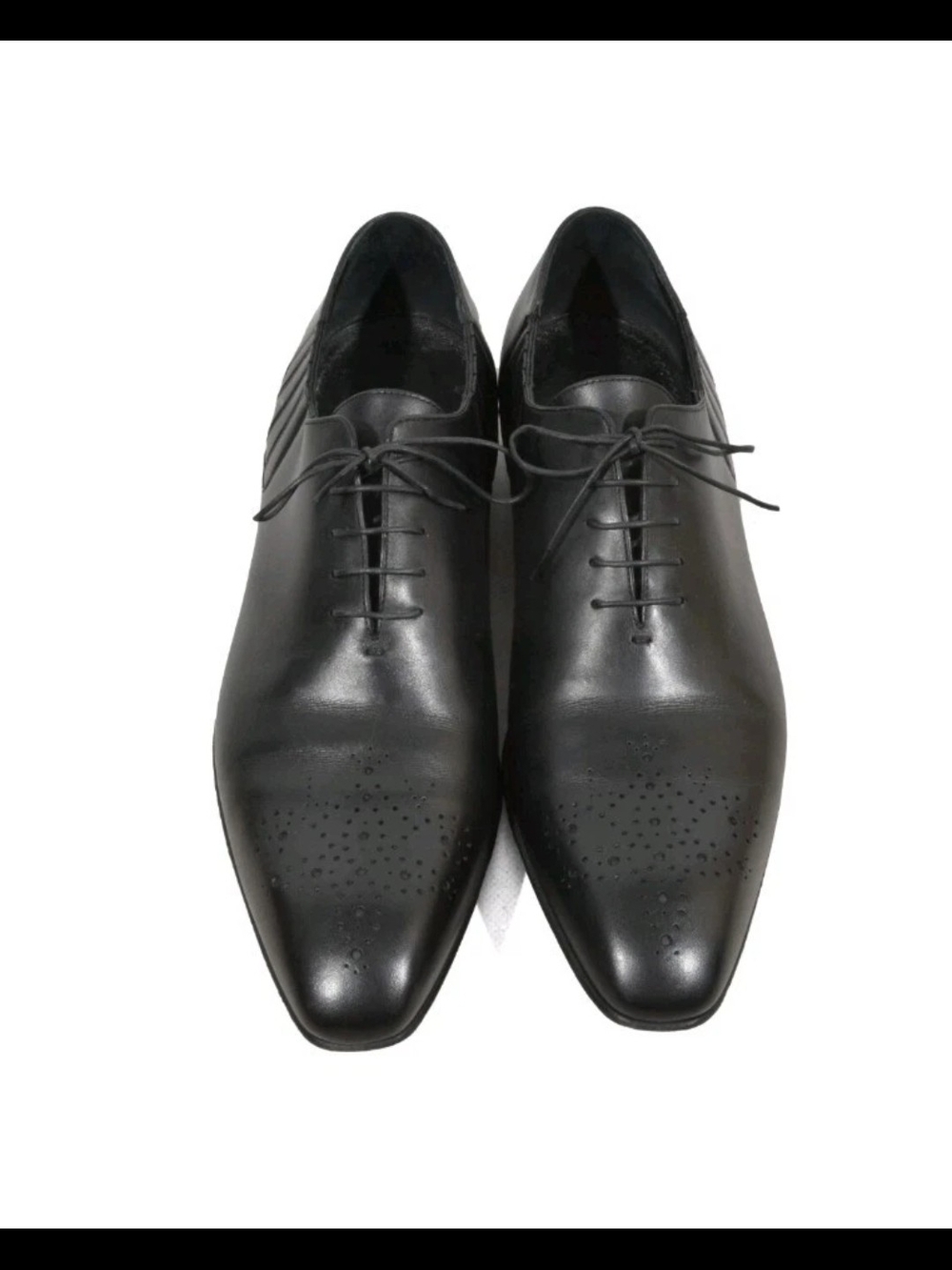 Louis Vuitton Black Leather Lace-Up Dress Oxfords US 12/ UK11